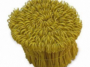 Bar 16 Gague Binding Galvanized Iron Wire , PVC Coated Loop Tie Wire