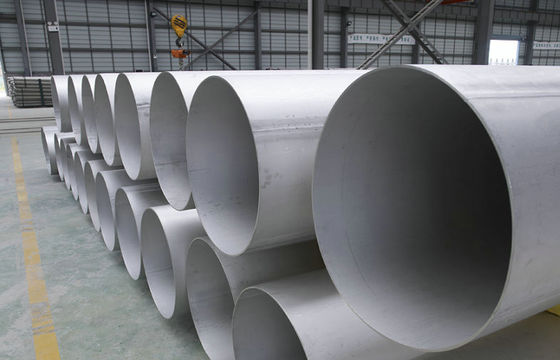 AISI 304 ERW Stainless Steel Pipe 20 Inch , Annealed Stainless Steel Tubing