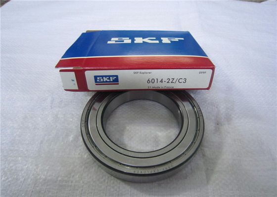 P2 Steel Deep Groove Ball Bearing 6014 2Z / C3 For Pump , High Speed